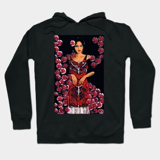 Red Carnations and the Jazz Singer c 1930's Hoodie